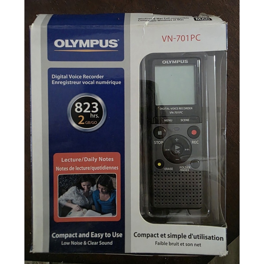 Olympus VN-701PC Digital Audio Recorder Voice Recorder SEALED